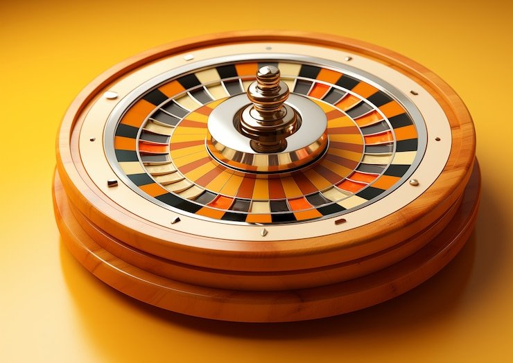 Antarmuka togel online wheelspin dengan angka-angka pilihan